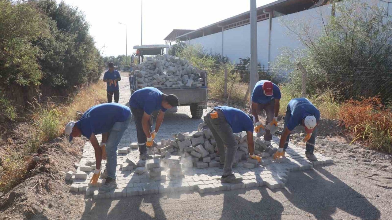 Bozdoğan Belediyesi üstyapı çalışmalarına devam ediyor