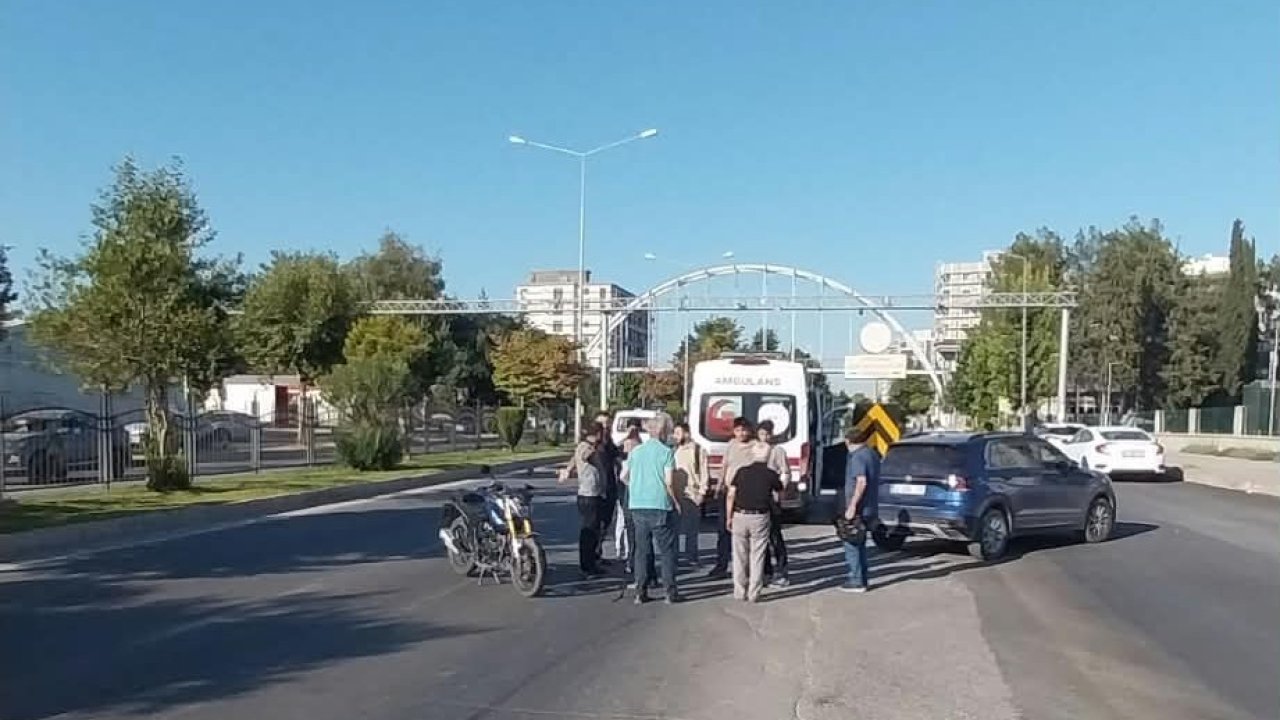 Adıyaman’da otomobil ile motosiklet çarpıştı: 1 yaralı
