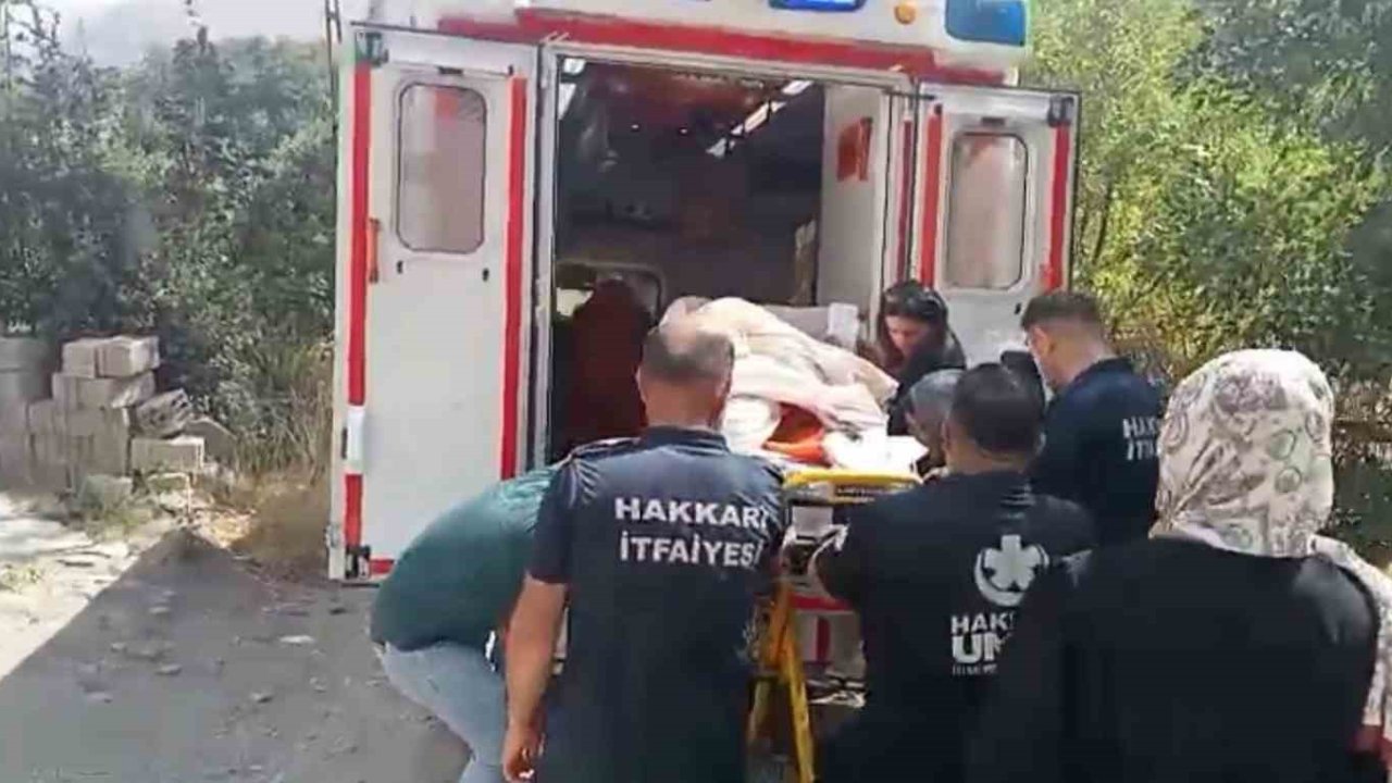 140 kiloluk hasta için itfaiye ekipleri seferber oldu