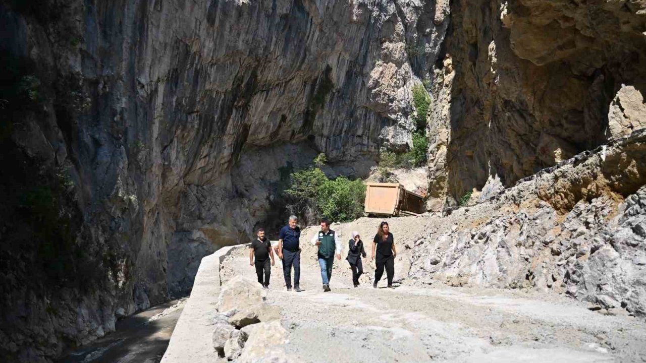 Şeker Kanyonu’nda çalışmalar devam ediyor
