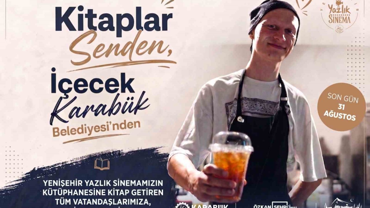 Kitap getirene içecek ikram edilecek