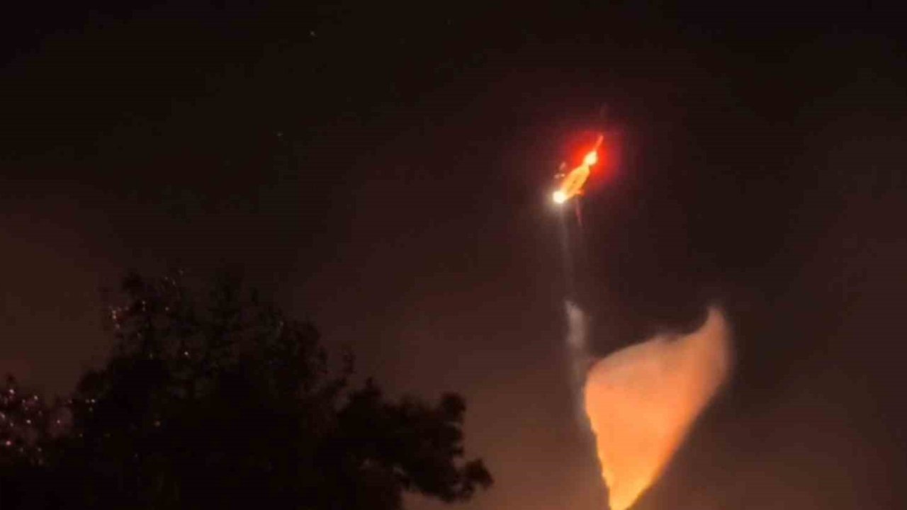 İlk yerli yangın söndürme helikopteri ‘Nefes’ alevlere nefes aldırmadı