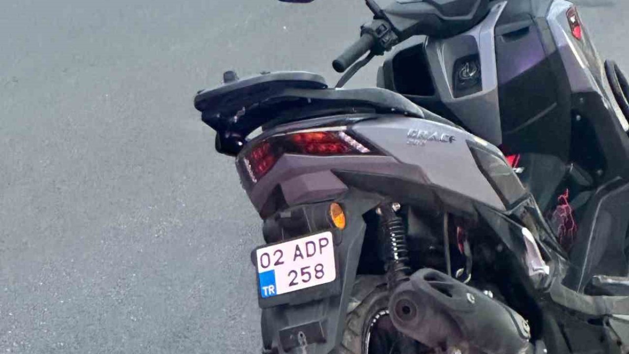Adıyaman’da motosiklet devrildi : 1 yaralı