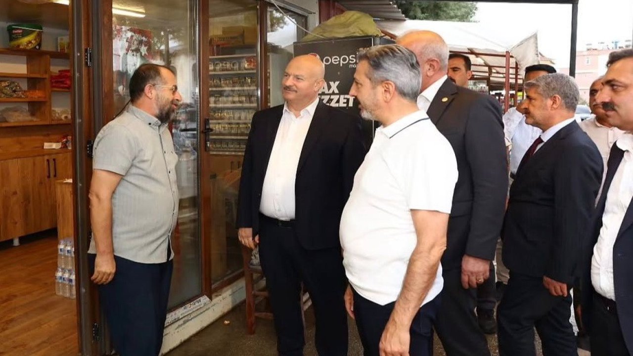 Vali Küçük, Besni’de esnafın talep ve önerilerini dinledi