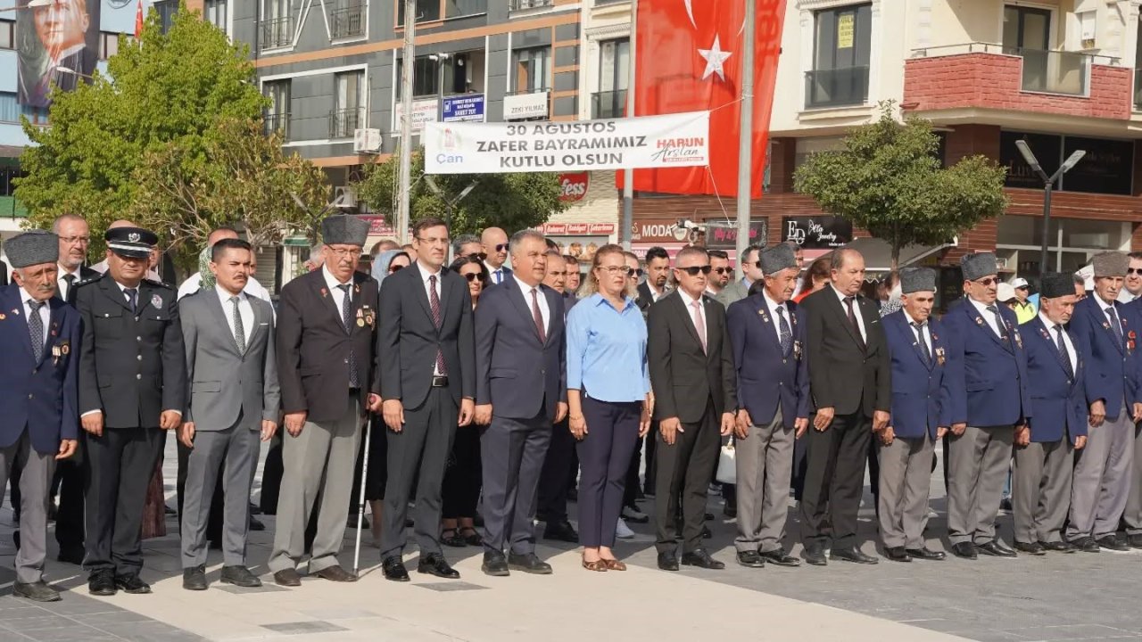 Çan’da 30 Ağustos Zafer Bayramı kutlandı