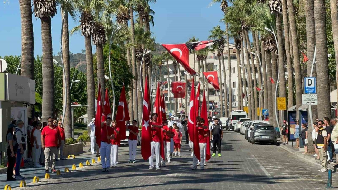 30 Ağustos Zafer coşkusu Marmaris’te törenler ile başladı