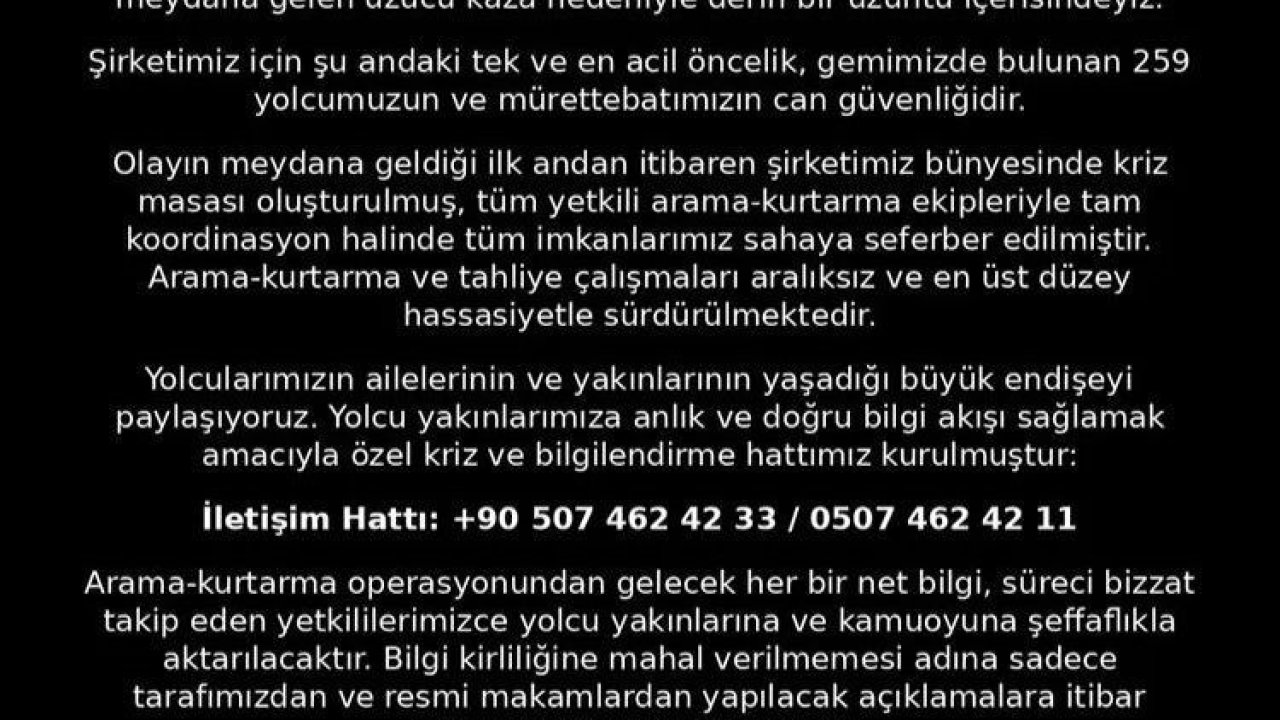 Filo Denizcilik’ten Girne açıklarındaki kaza sonrası açıklama: Yolcu yakınları için kriz ve bilgilendirme hattı kuruldu
