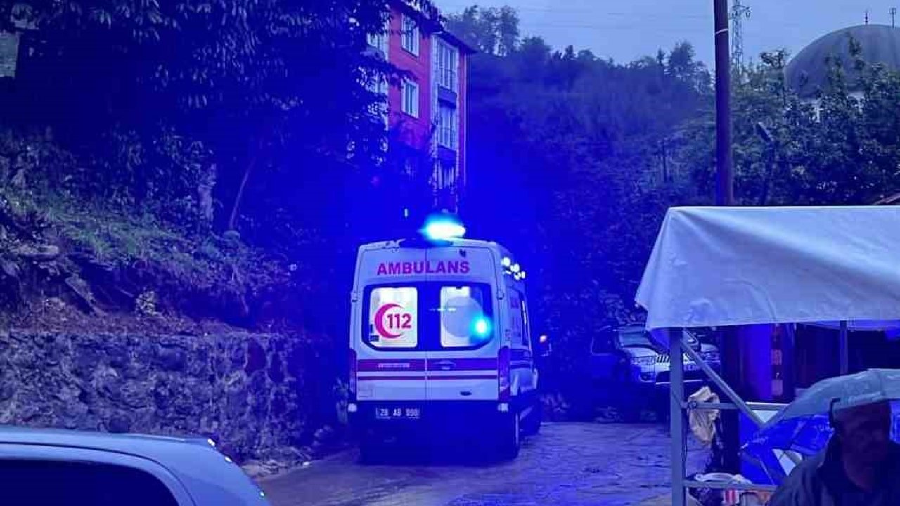 Giresun’da sağanak yağış etkili oldu