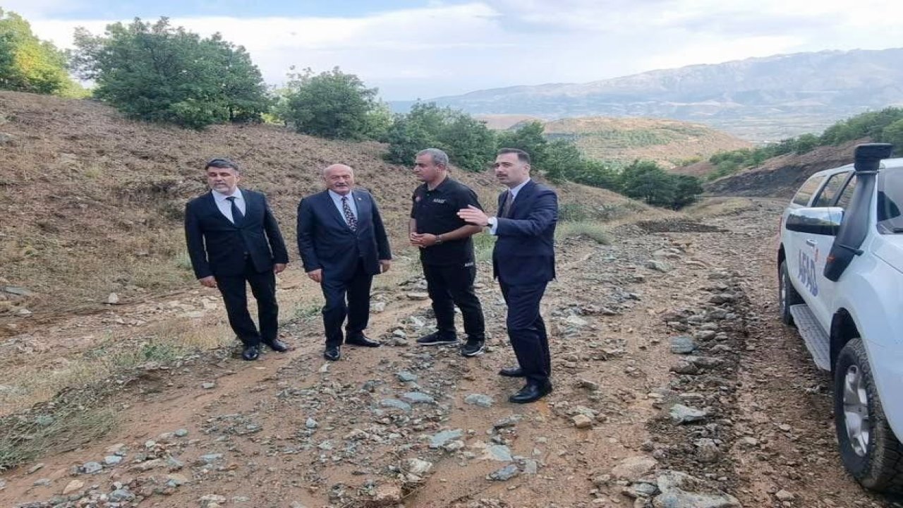 Milletvekili Karaman, Üzümlü’de toprak kayması bölgesini değerlendirdi