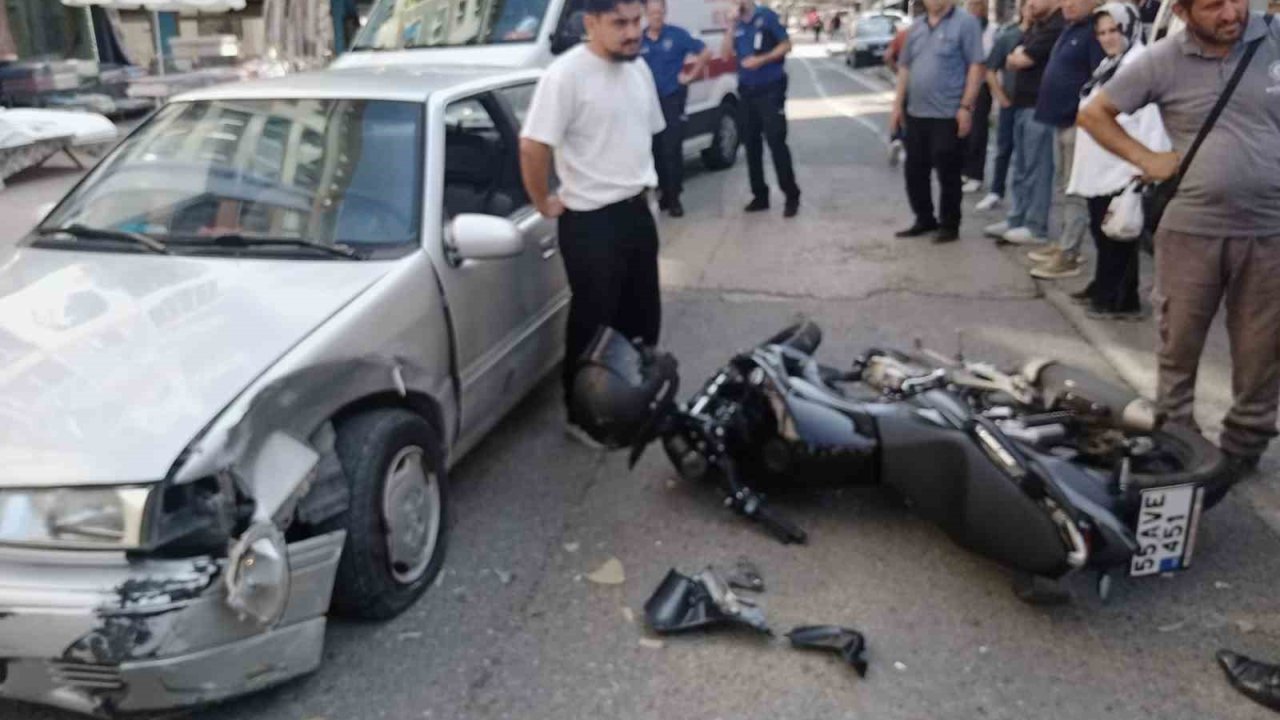 Kask, 17 yaşındaki motosikletliyi ölümden kurtardı