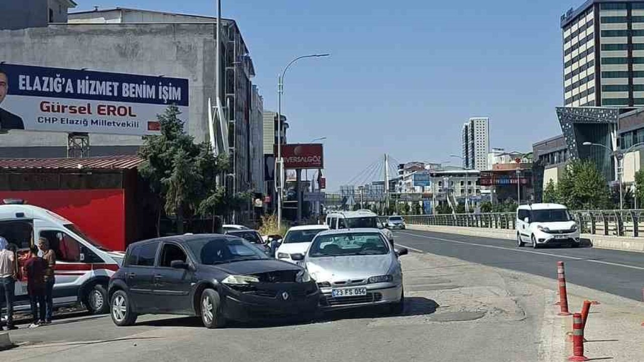 Elazığ’da trafik kazası: 1 yaralı