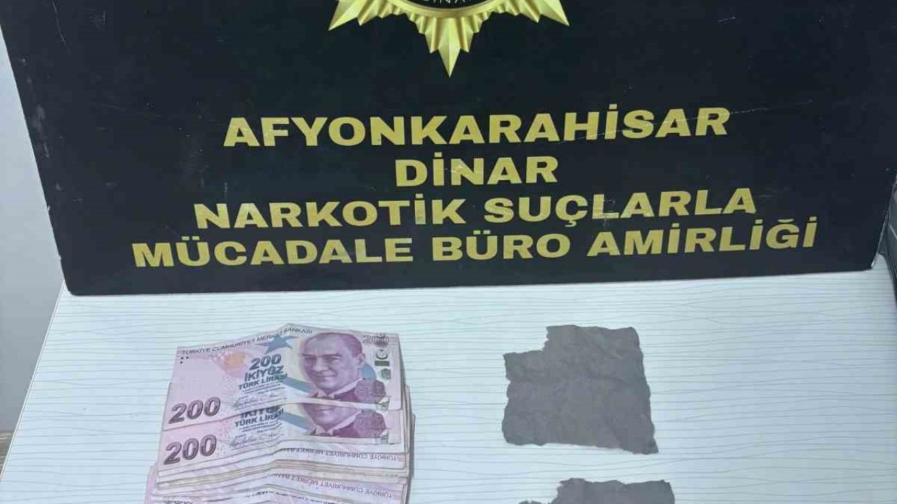 Afyonkarahisar’da torbacı operasyonu: 1 kişi tutuklandı