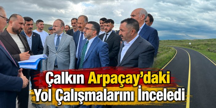 Arpaçay’da Üç Köyü Birbirine Bağlayan Yol Tamamlandı