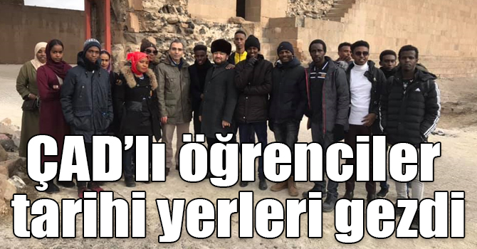 ÇAD’lı öğrenciler tarihi yerleri gezdi