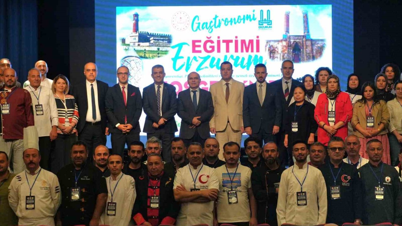 Erzurum’da gıda güvenliği, pişirme teknikleri ve toplu yemek üretimi zirvesi
