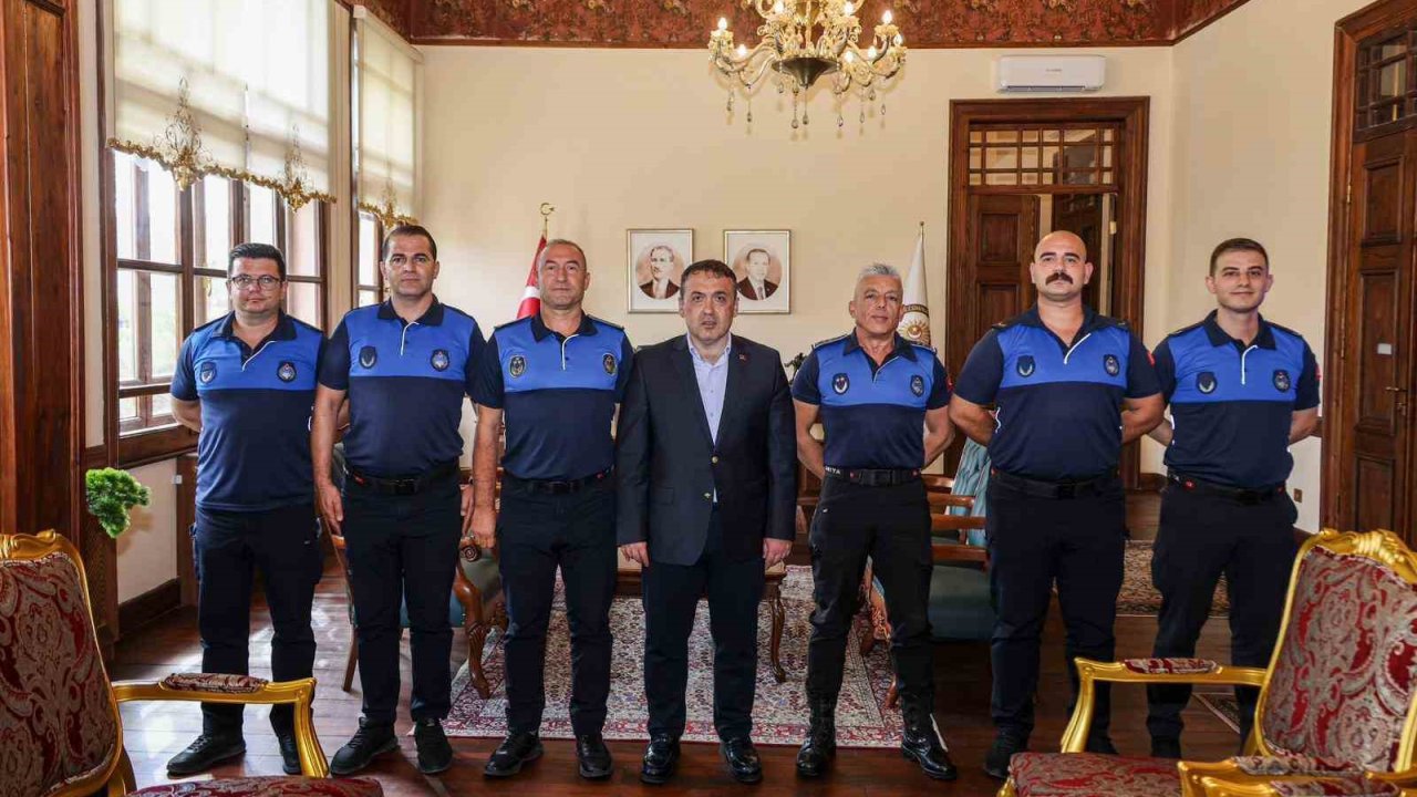 Vali Sözer, Zabıta Haftası dolayısıyla zabıta personelini kabul etti