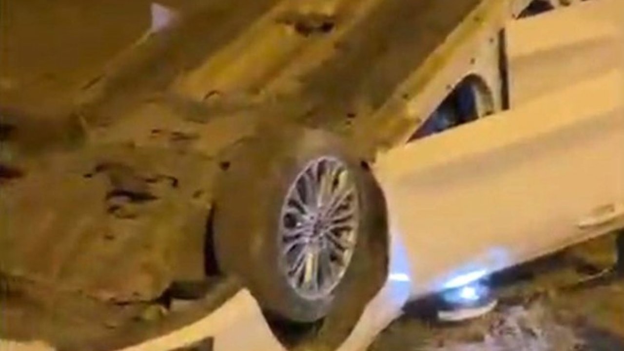 Diyarbakır’da otomobil takla attı: 1 yaralı