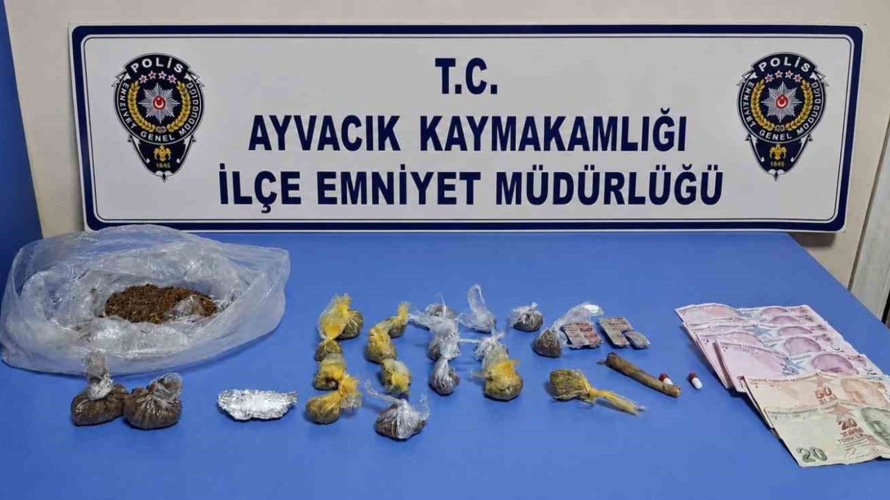 Ayvacık’ta uyuşturucu operasyonu: 1 tutuklama