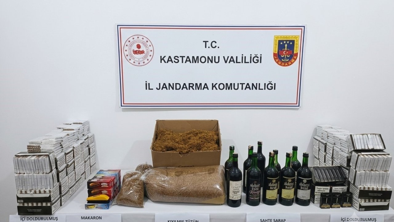 Kastamonu’da 10 litre sahte içki ele geçirildi