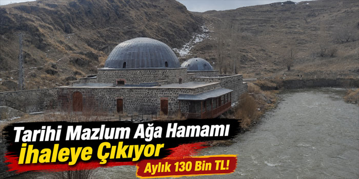 Tarihi Mazlum Ağa Hamamı İhaleye Çıkıyor