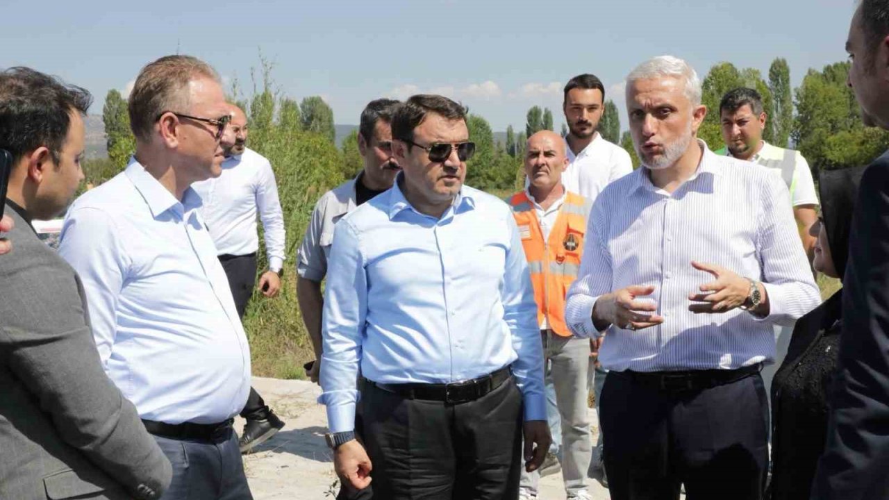 Kütahya Valisi Işın, Emet-Simav yolundaki çalışmaları inceledi