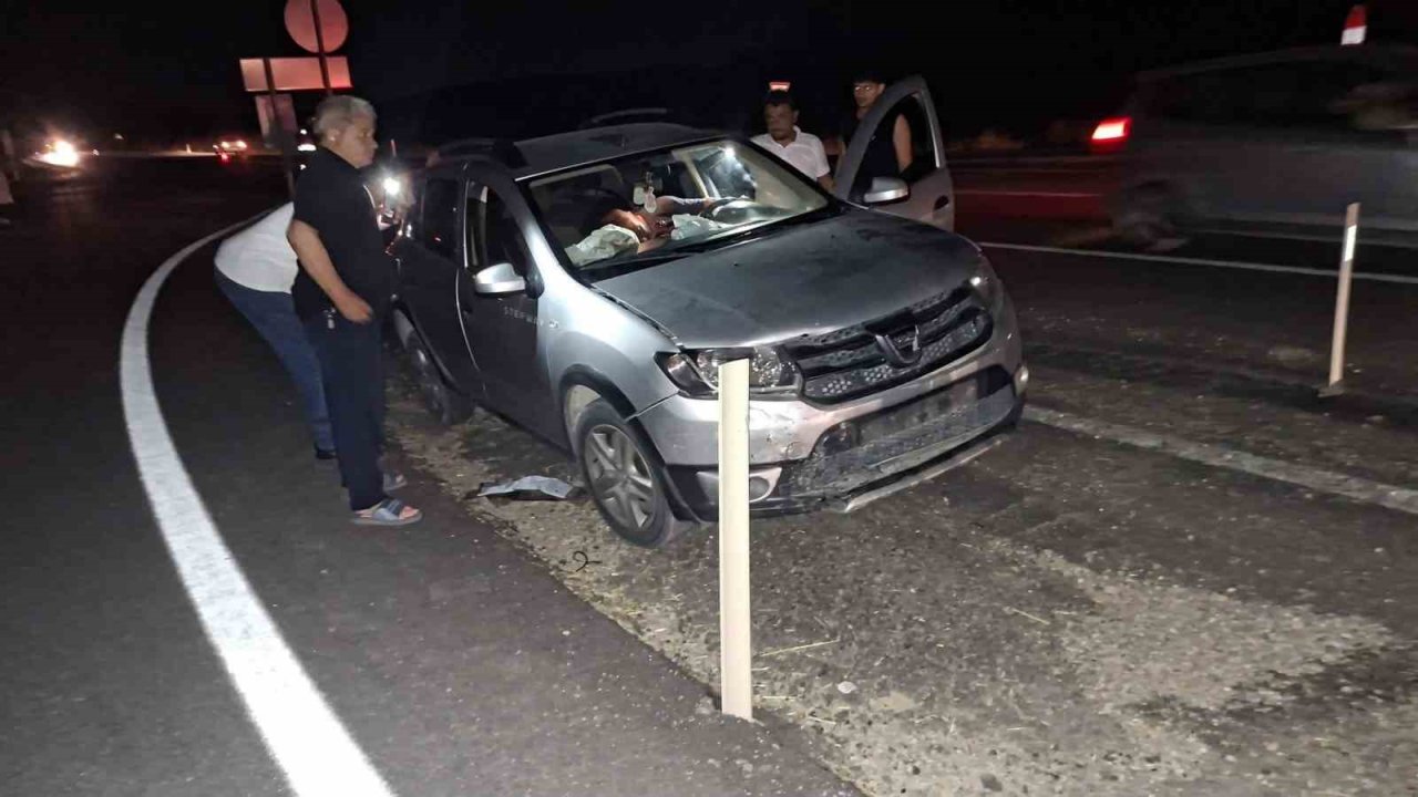 Hisarcık’ta iki otomobil çarpıştı: 2 yaralı