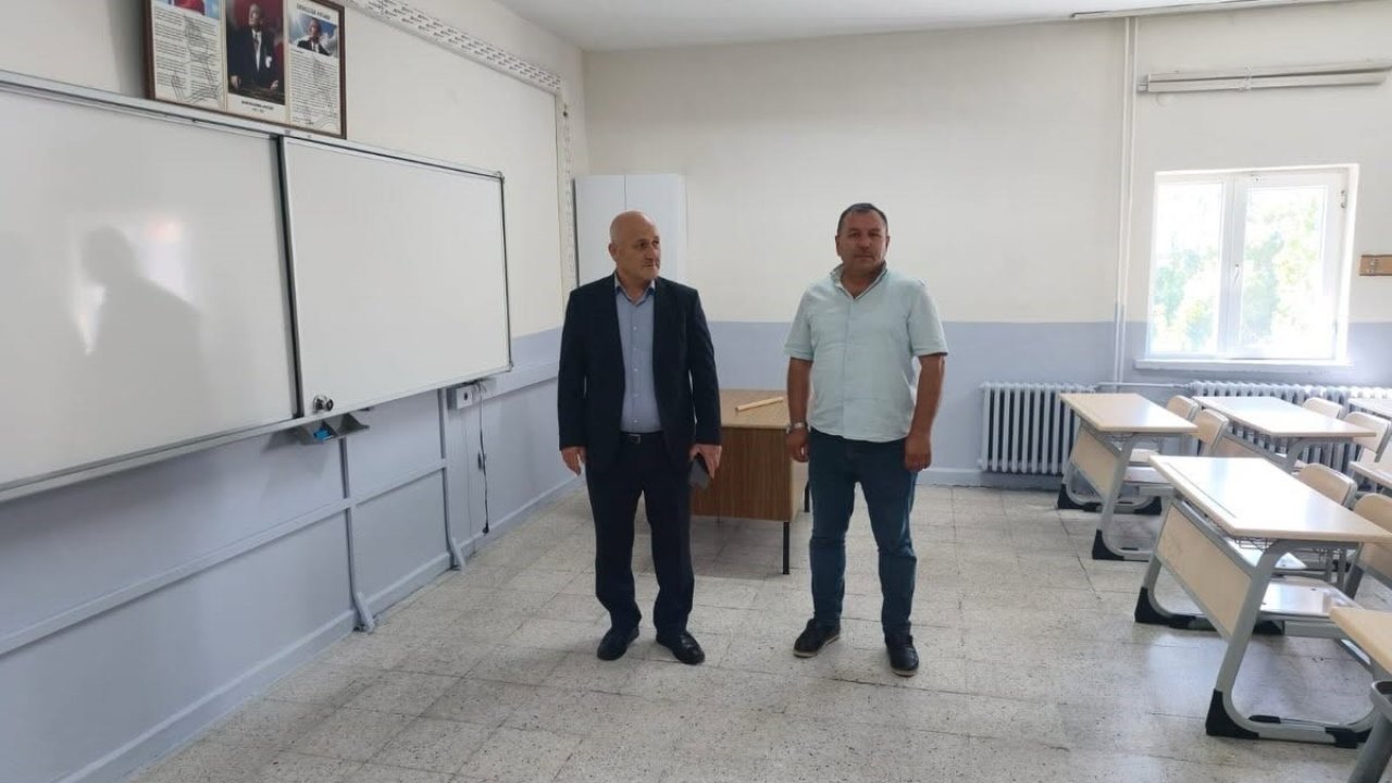 Aydıntepe’de yeni dönem öncesi okullarda inceleme yapıldı