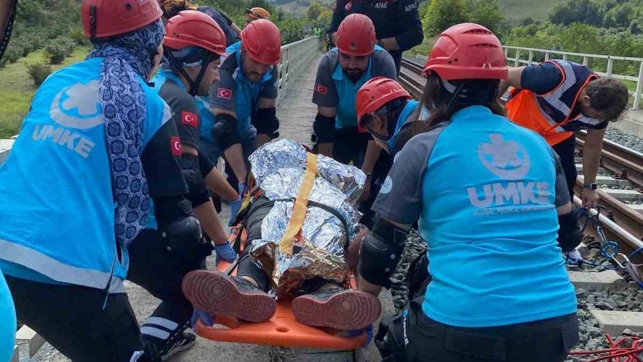 Samsun’da UMKE Saha Tatbikatı