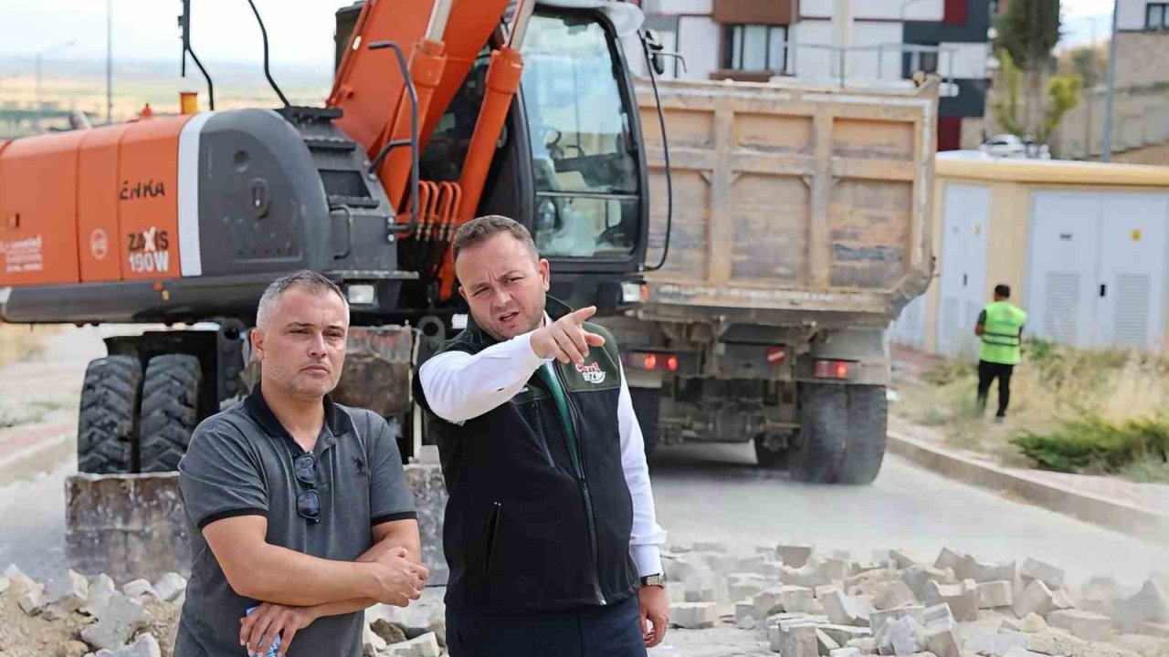 Çivril TOKİ’ye konforlu ulaşım için ilk adım