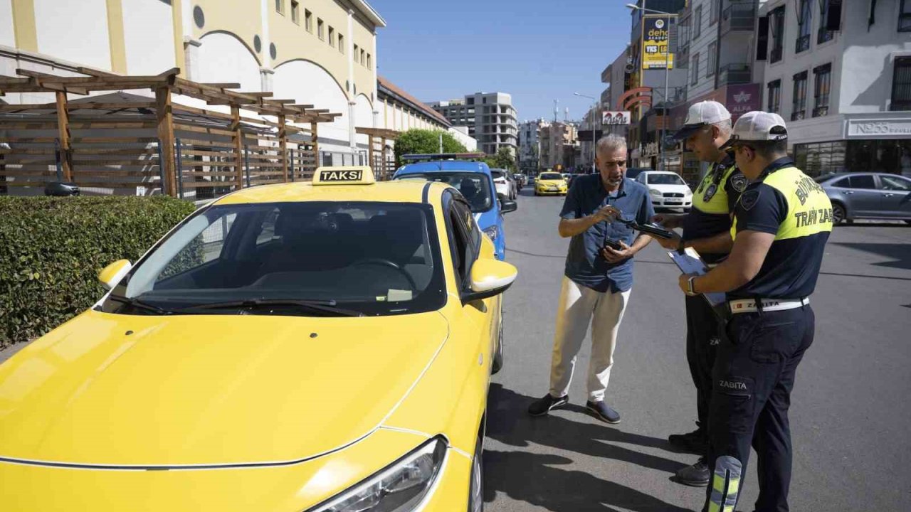 Mersin’de 810 ticari taksi denetlendi, 280’ine ceza kesildi