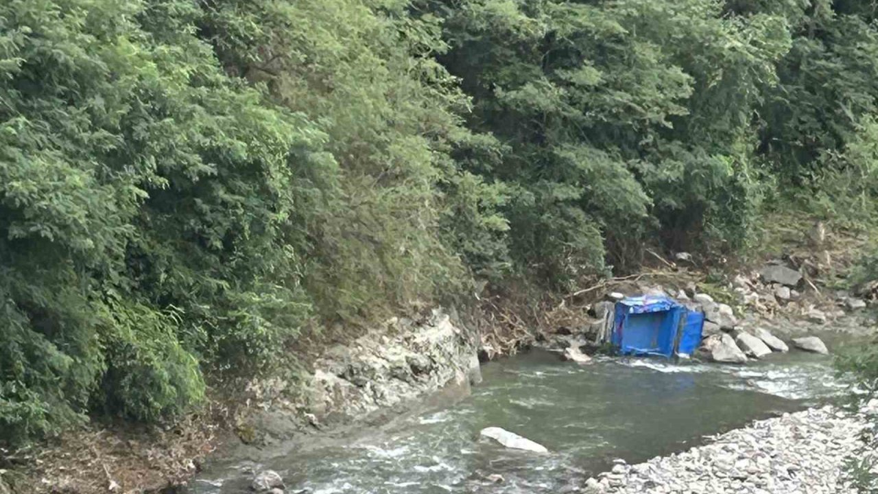 Ordu’da patpat dereye uçtu: 1 ölü, 1 yaralı