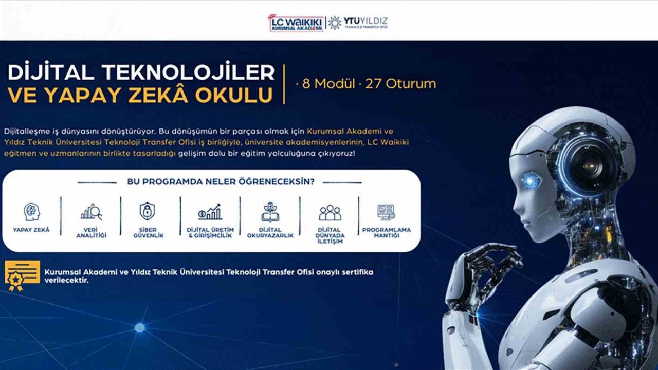 LC Waikiki, Dijital Teknolojiler ve Yapay Zeka Okulu ile çalışanların yetkinliklerini geliştiriyor