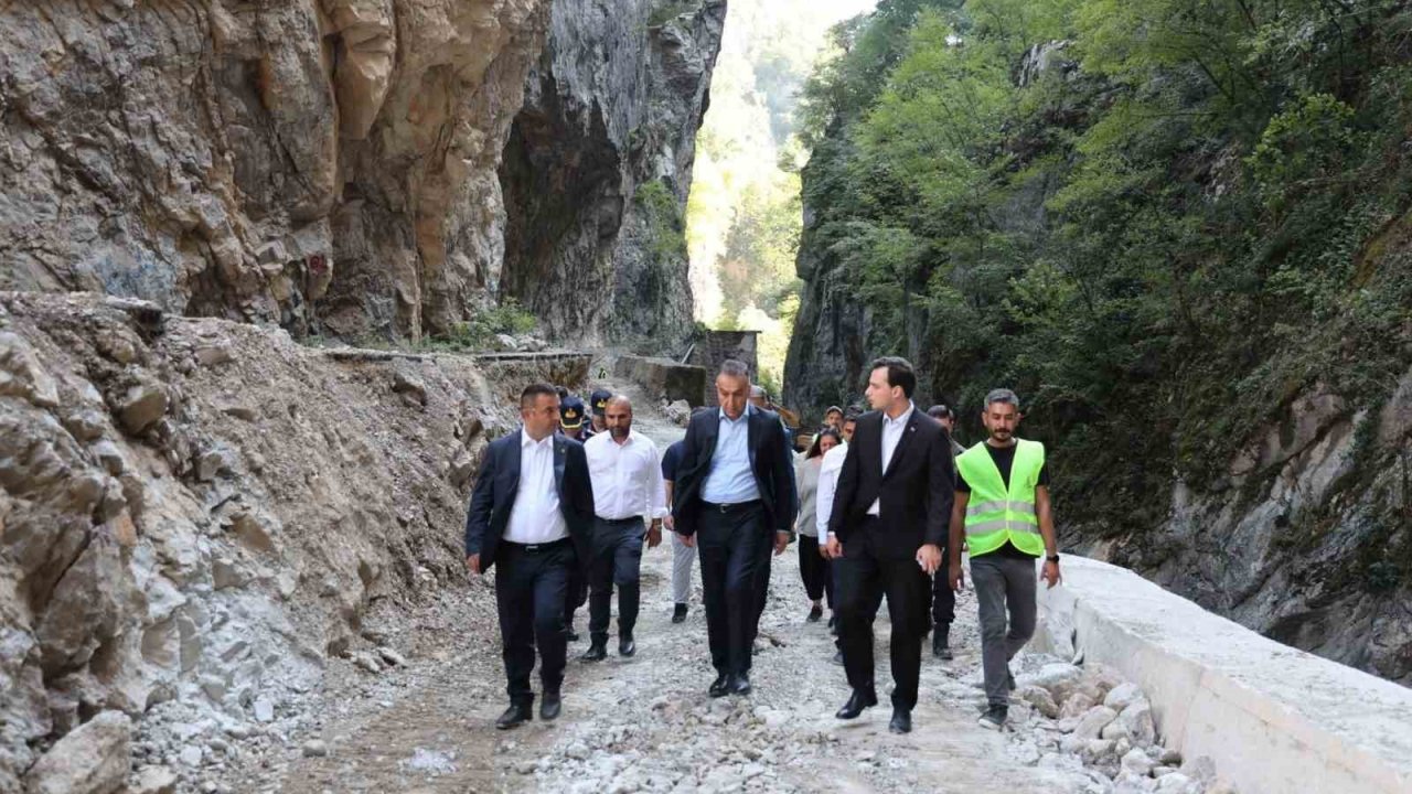 Vali Çağatay, Yenice ilçesinde incelemelerde bulundu