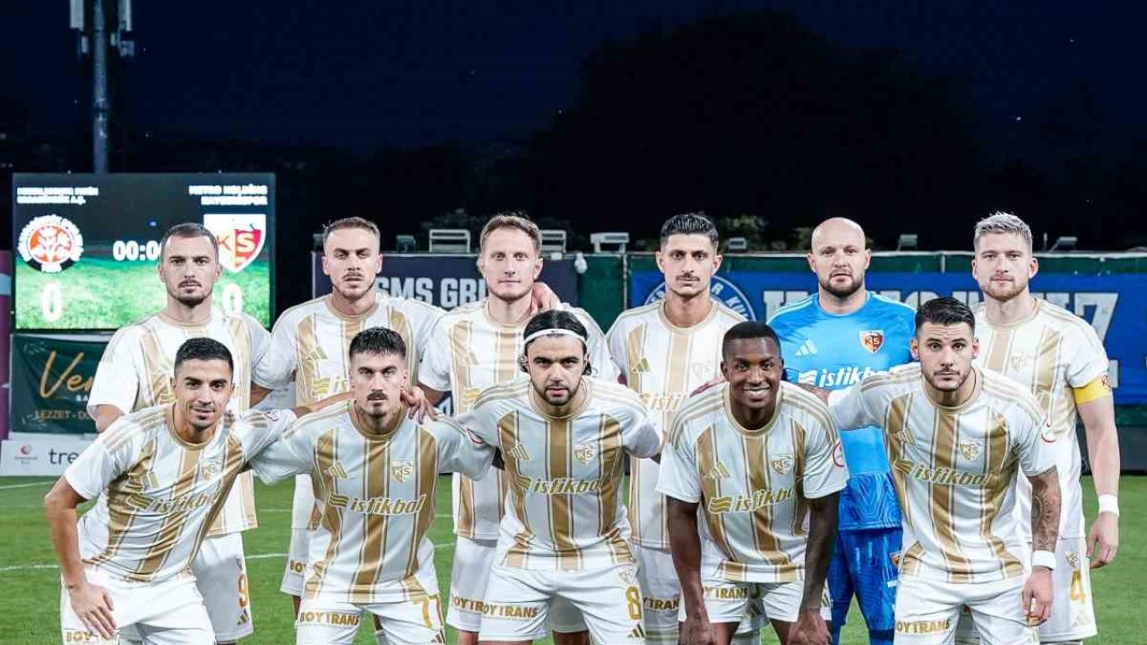 Kayserispor ilk beraberliğini aldı
