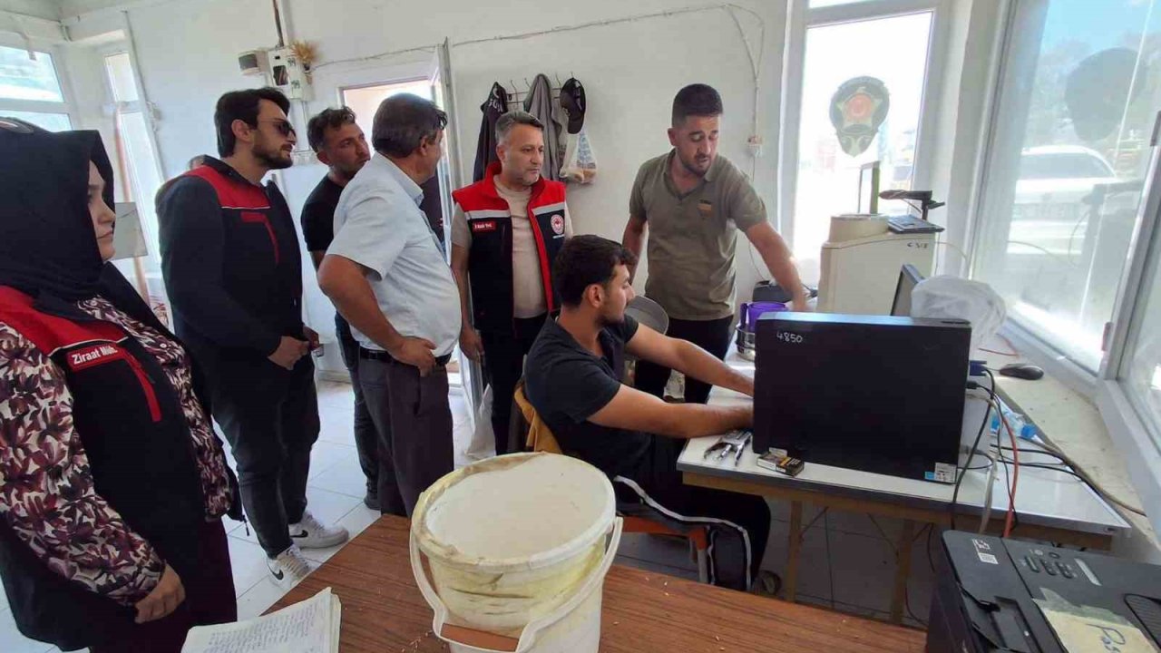 Bayburt’ta TMO alım ofisinde ürün kabulü sürüyor