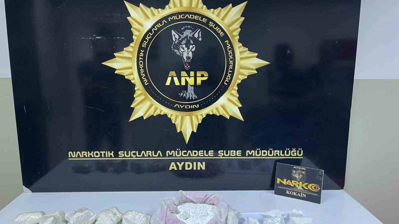 Aydın’da uyuşturucu operasyonu: 2 kilo 889 gram kokain ele geçirildi