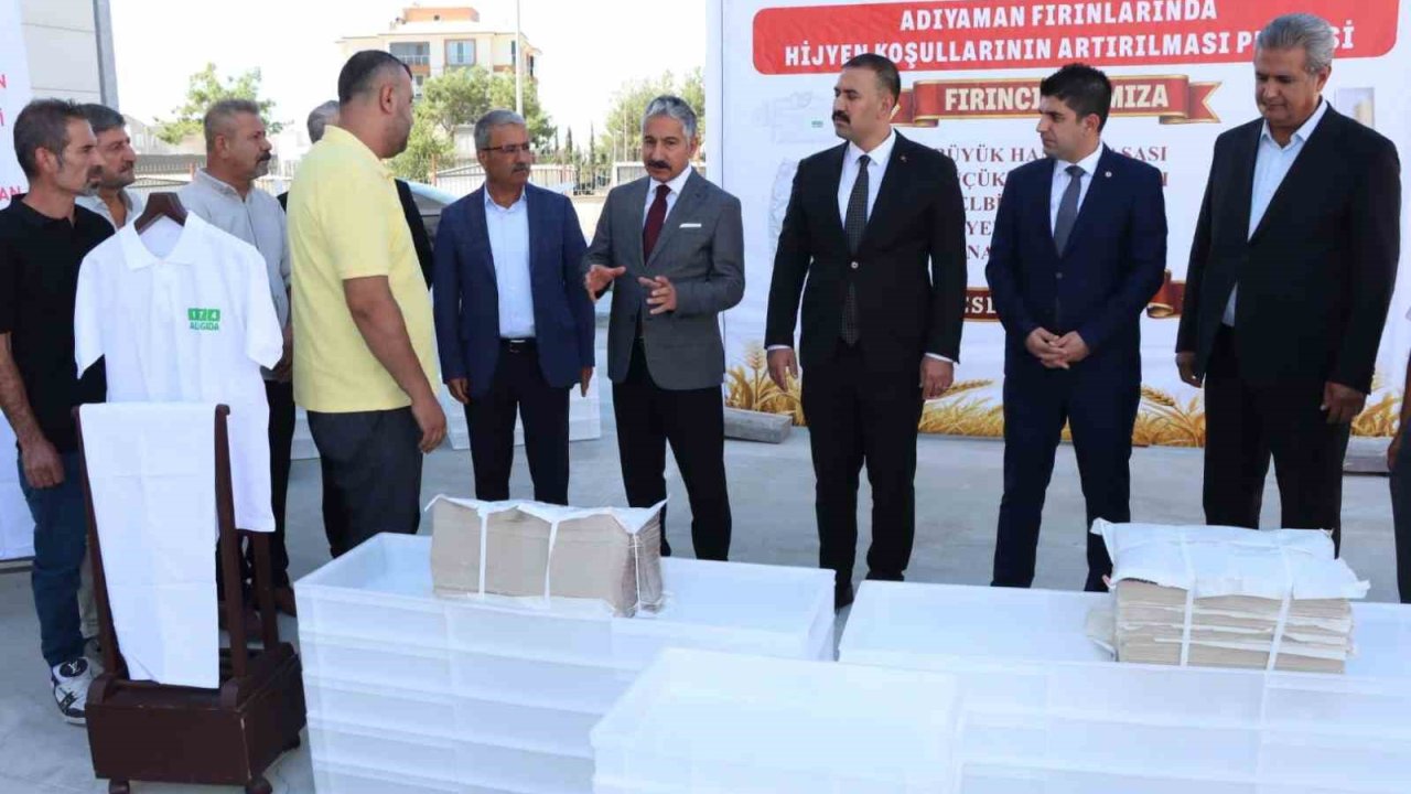 Adıyaman’da fırınlara hijyen desteği