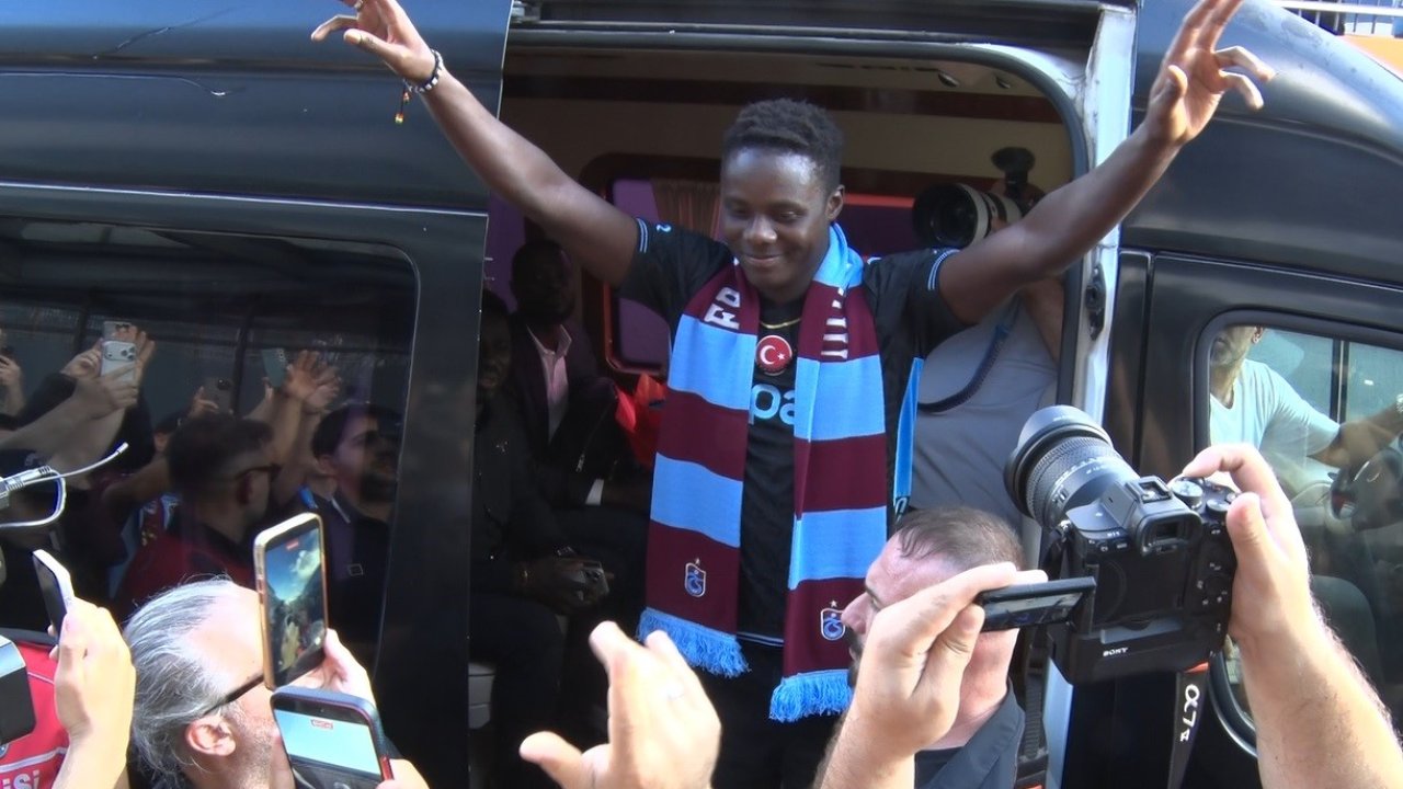 Trabzonspor’un yeni transferi Franculino Dju, Trabzon’a geldi