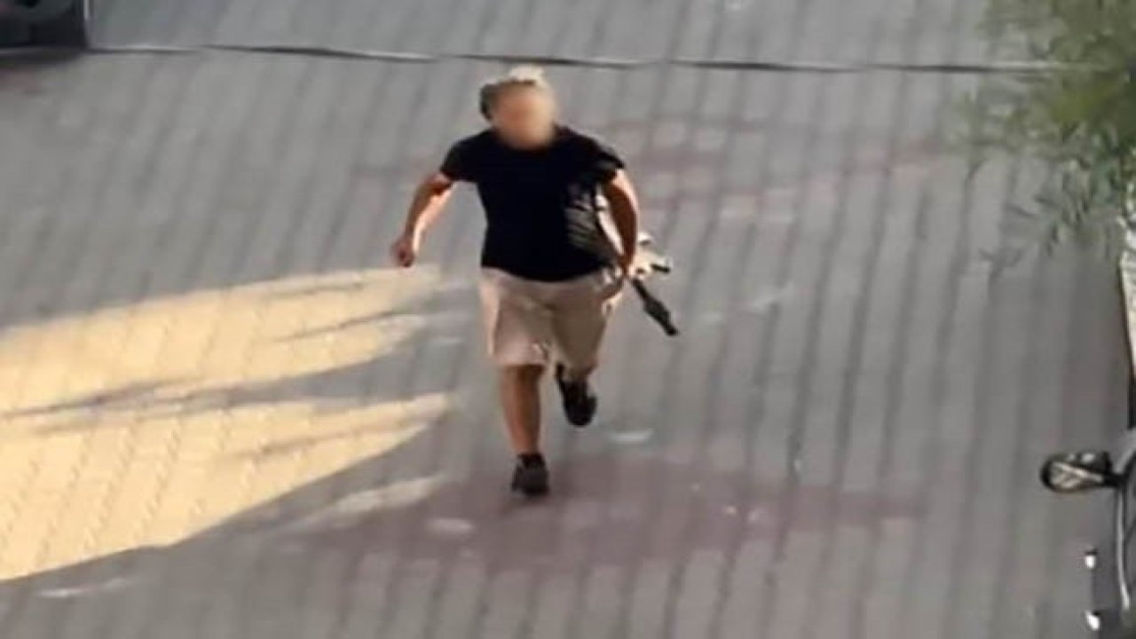 Sokak ortasında pompalı tüfekle dehşet saçan şahıs yakalandı