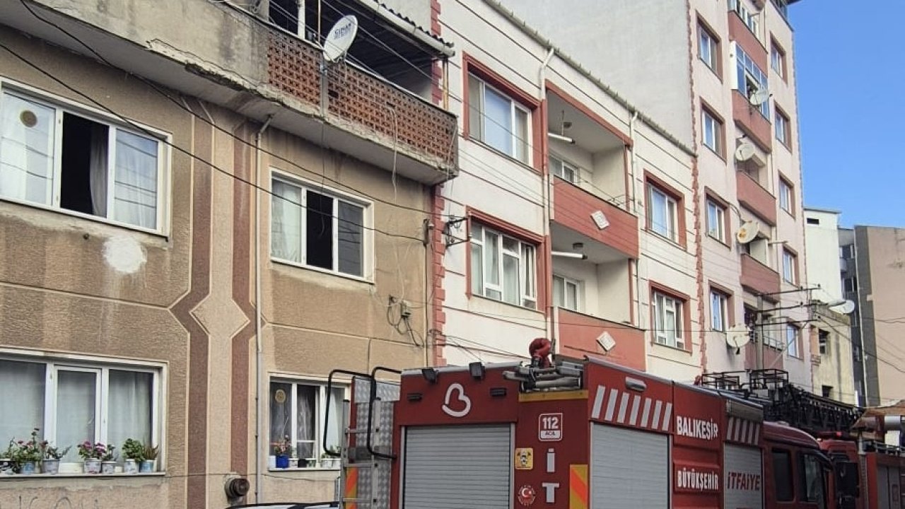 Susurluk’ta şofben yangını