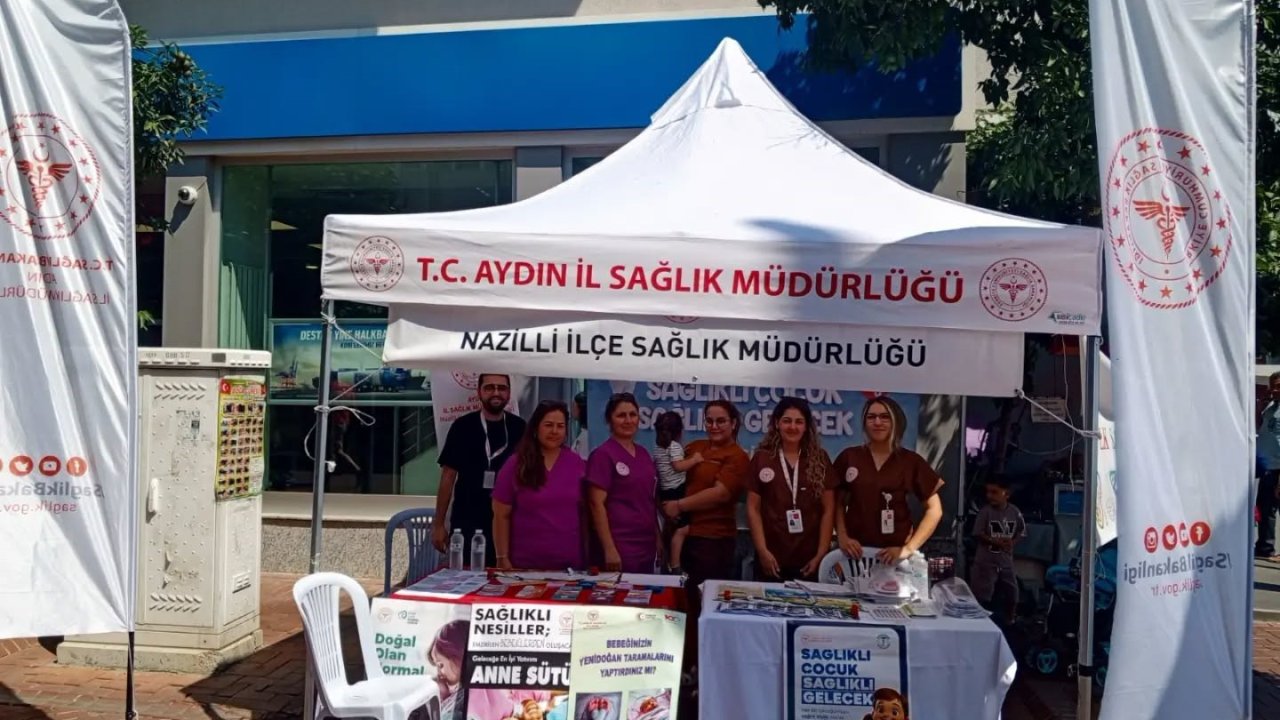 Nazilli’de Halk Sağlığı Haftası’nda sağlıklı gelecek için farkındalık çalışması