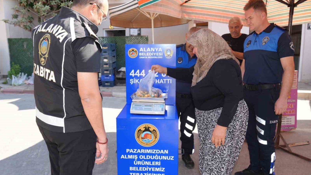 Alanya’da ’güven terazisi’ uygulaması başlatıldı