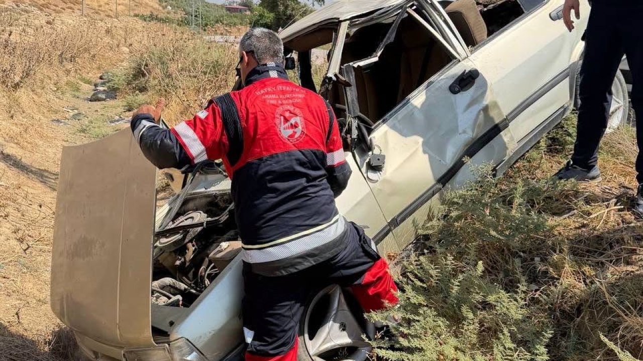Kırıkhan’da trafik kazası: 3 yaralı