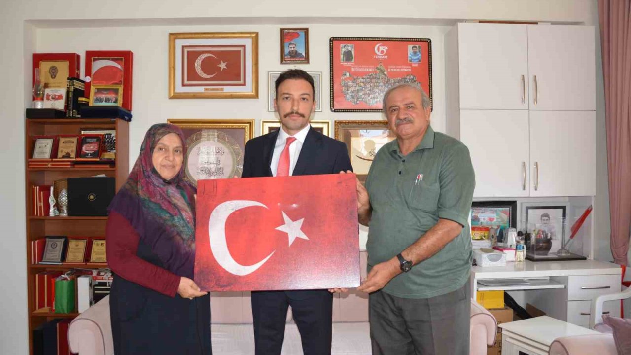 Cumhuriyet Başsavcısı Kapıcı’dan 15 Temmuz şehidinin ailesine ziyaret