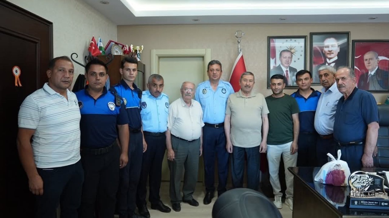 Darende’de zabıta personeliyle ’Zabıta Haftası’ buluşması
