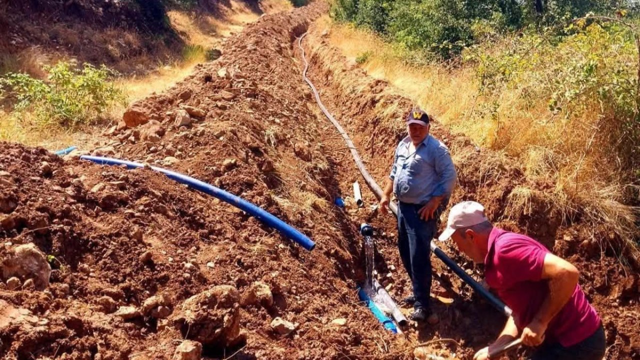 Amasya’da üç köyün su altyapısına destek