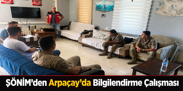 ŞÖNİM’den Arpaçay’da Bilgilendirme Çalışması