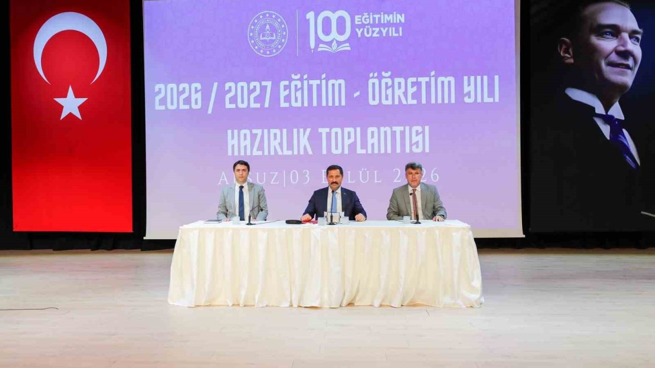 Vali Masatlı başkanlığında 2026-2027 eğitim öğretim yılı hazırlık toplantısı gerçekleştirildi