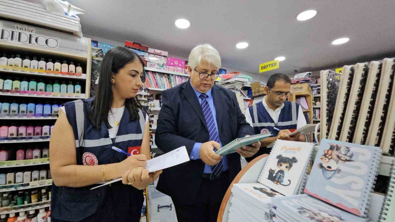 Hatay’da kırtasiye ürünlerine yönelik denetimler sürüyor