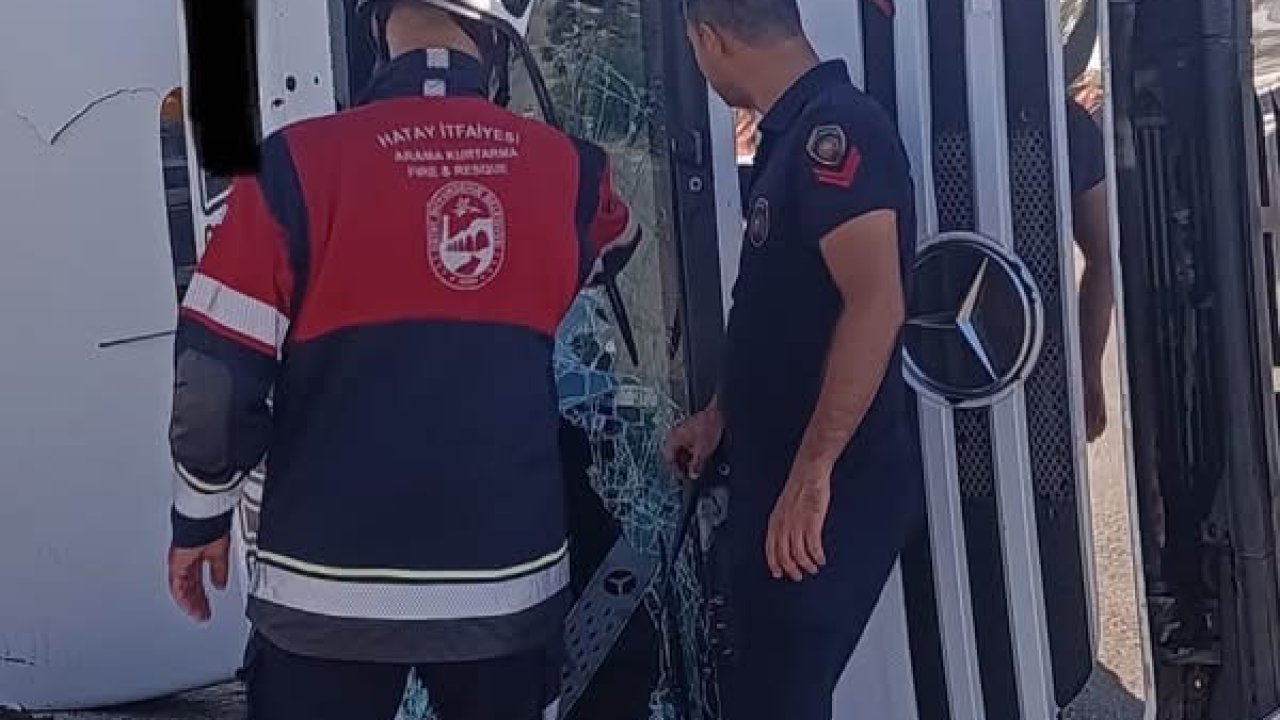 Kırıkhan’da trafik kazası: 1 yaralı